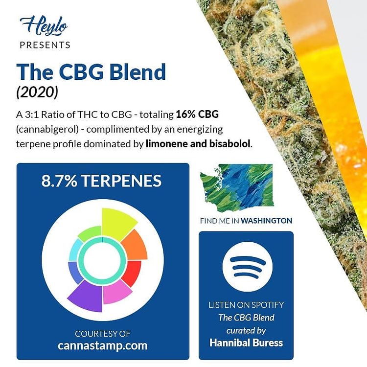 Full-spectrum CO2 Vape - The CBG Blend by Heylo